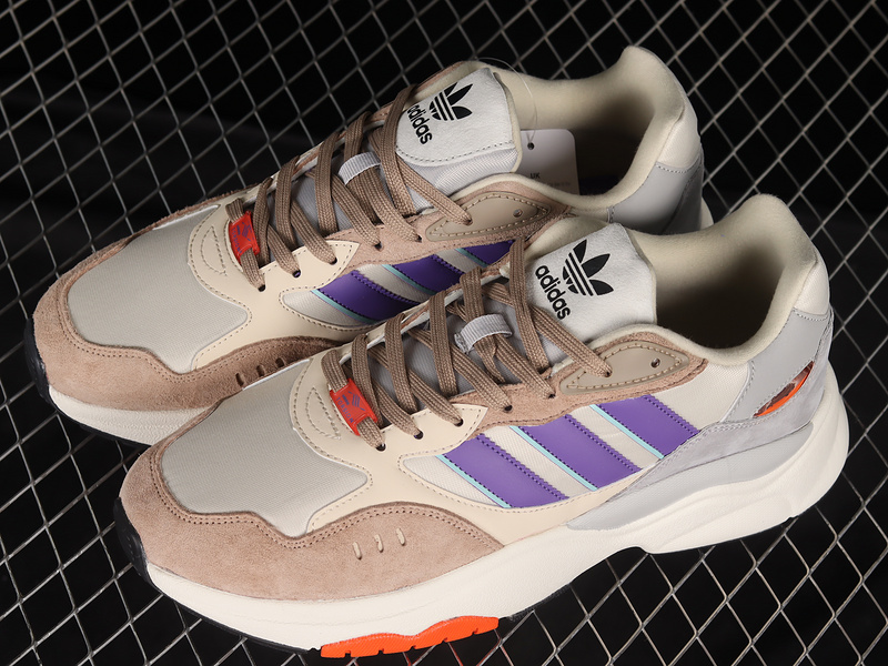 Retropy F90 Shoes Light Grey/Purple/Beige 9