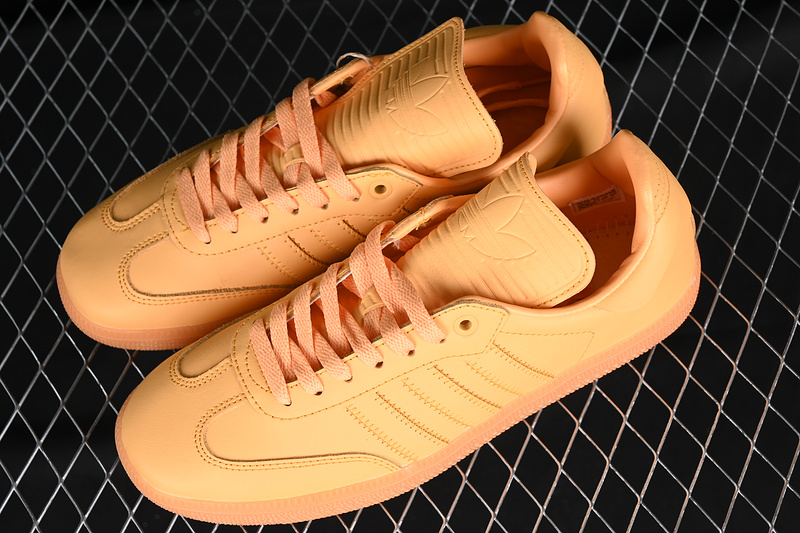 Adidas Pharrell Williams Originals Samba Yellow/Brown 13