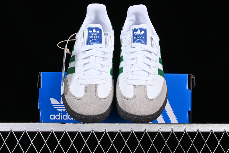 Adidas Samba Og White/Green/Black 13