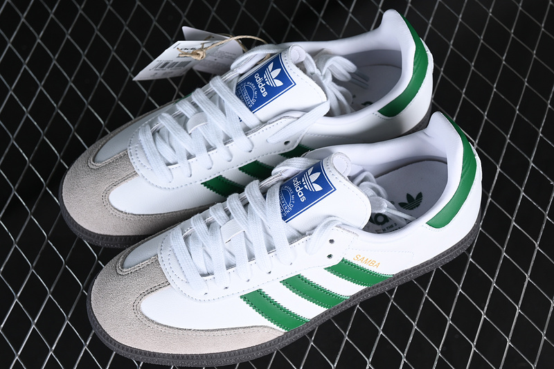 Adidas Samba Og White/Green/Black 25