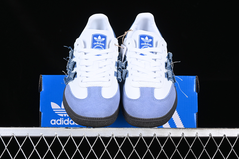 Samba Vegan Og White/Black/Blue 19