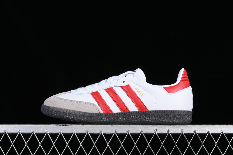 Adidas Samba Vegan White/Black/Red/Grey 23