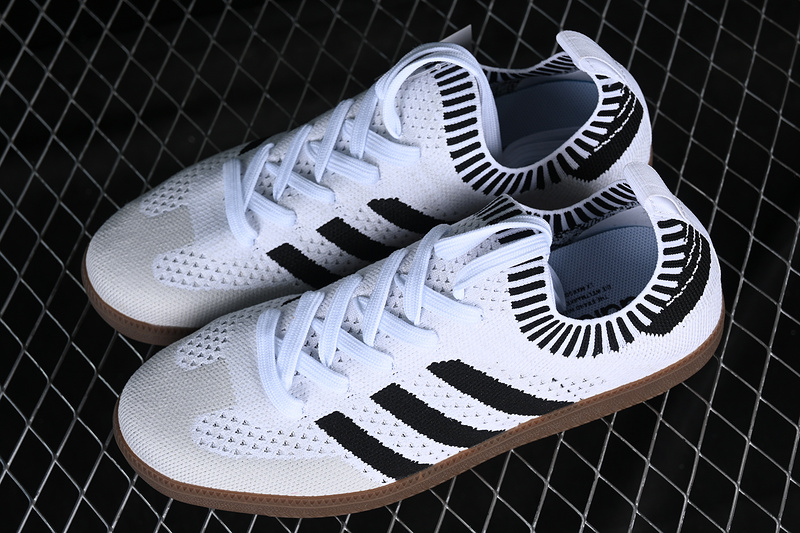 Adidas Samba Sock Primeknit Cloud White/Core Black/Bluebird 11