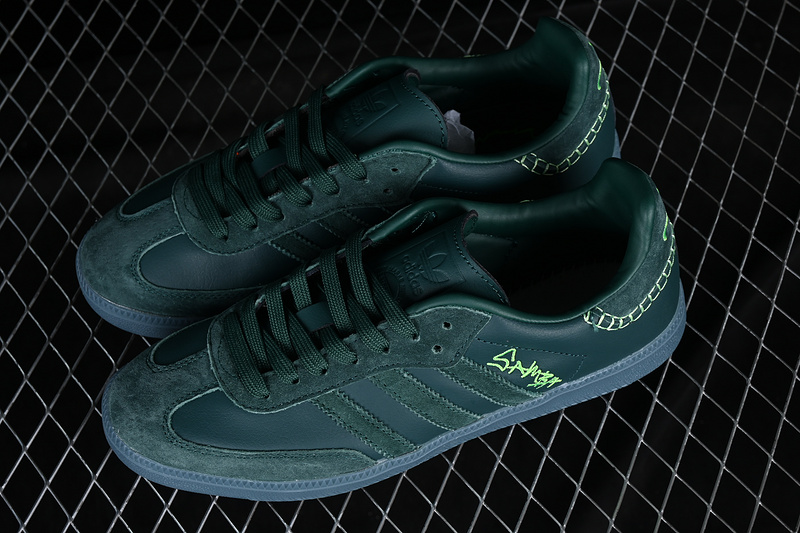 Adidas Jonah Hill X Samba Green Night/Mineral Green/Ecru Tint 7