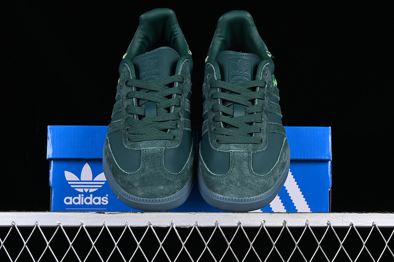 Adidas Jonah Hill X Samba Green Night/Mineral Green/Ecru Tint 17