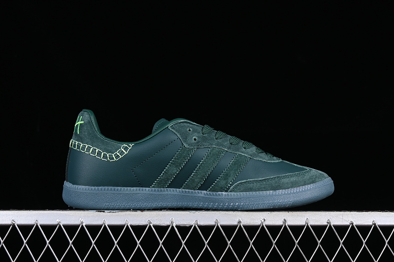 Adidas Jonah Hill X Samba Green Night/Mineral Green/Ecru Tint 25