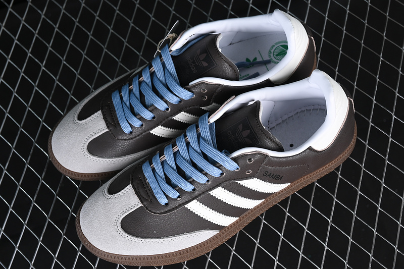 Adidas Samba Vegan White/Grey/Brown 25