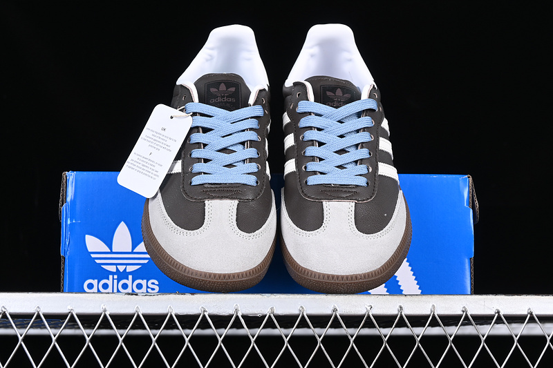 Adidas Samba Vegan White/Grey/Brown 29