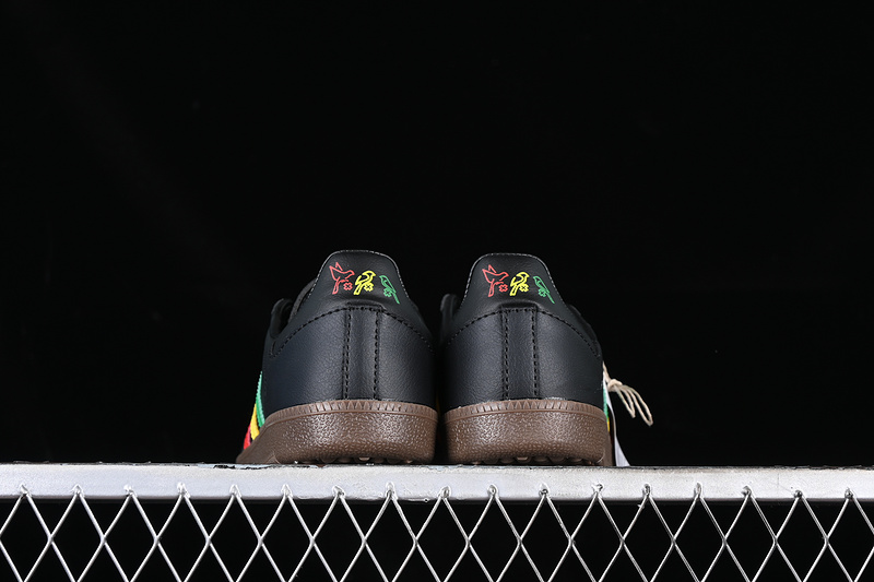 Samba Vegan Black/Green/Yellow/Red 17