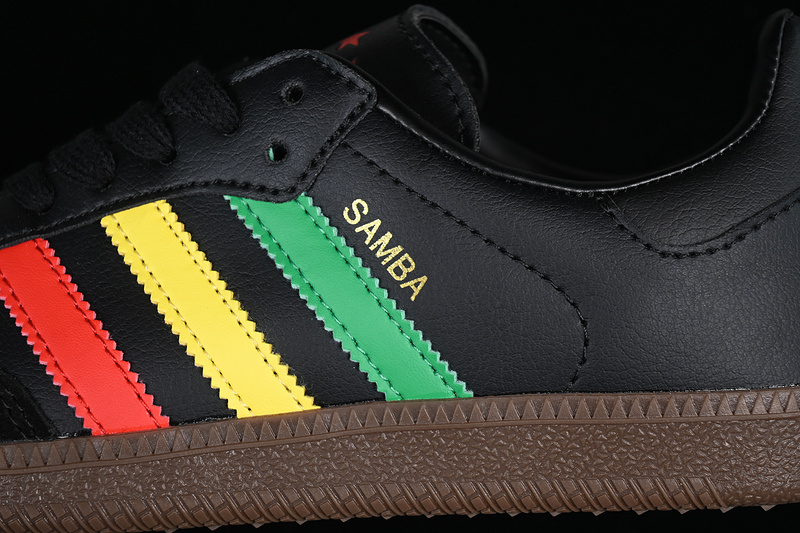 Samba Vegan Black/Green/Yellow/Red 23