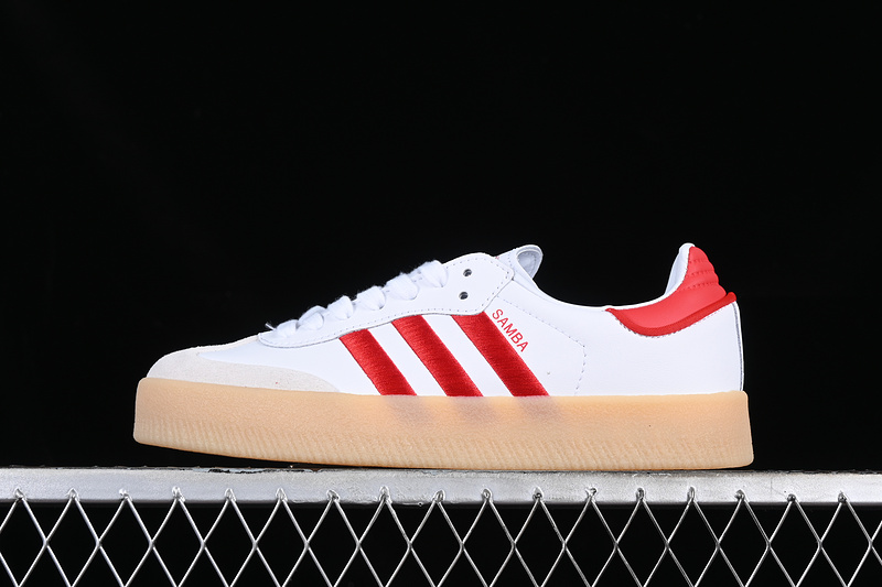 Samba Vegan White/Red/Brown 7