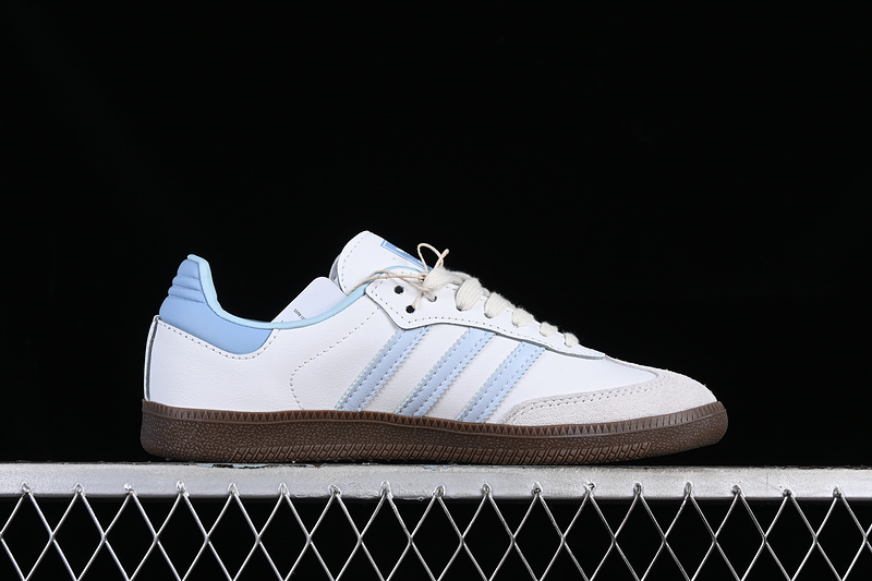 Adidas Samba Vegan White/Brown/Blue/Grey 13