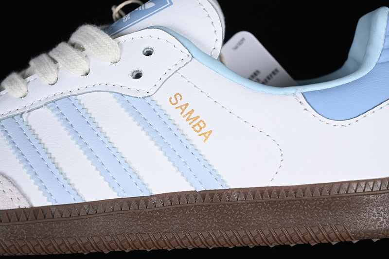 Adidas Samba Vegan White/Brown/Blue/Grey 25