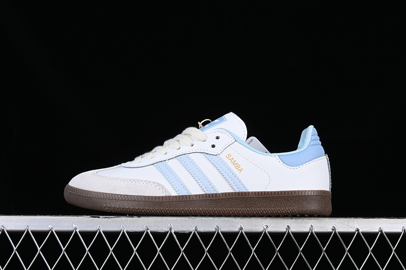 Adidas Samba Vegan White/Brown/Blue/Grey 31