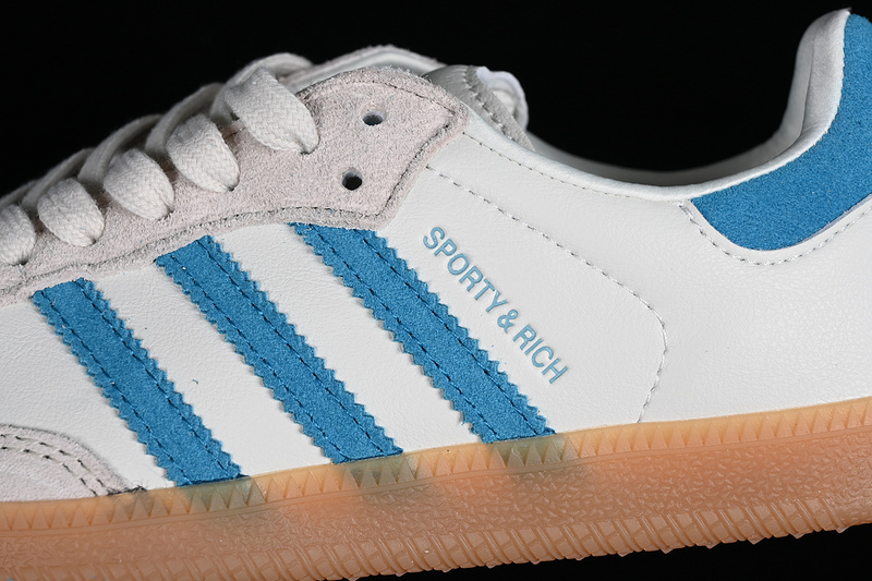 Adidas Sporty Rich X Samba Ogcream Blue 3