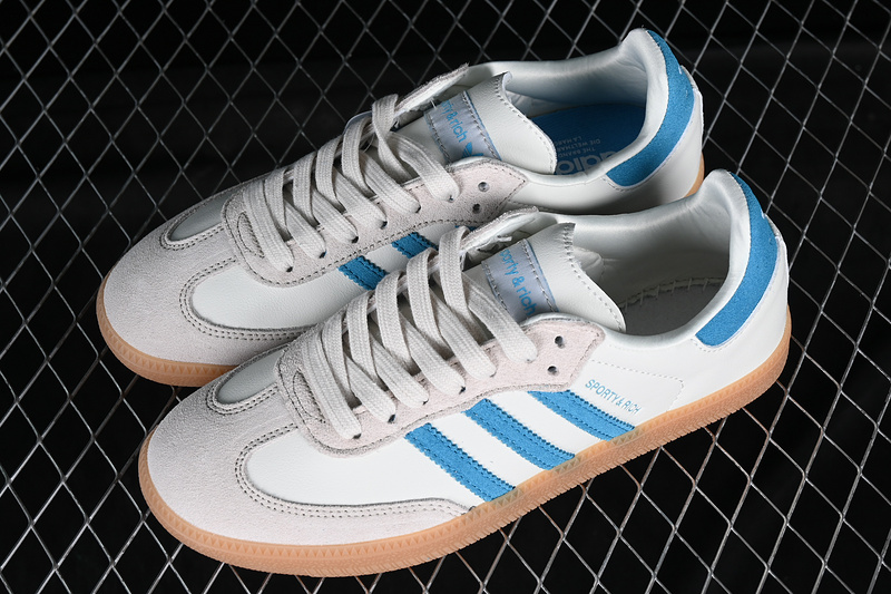 Adidas Sporty Rich X Samba Ogcream Blue 21