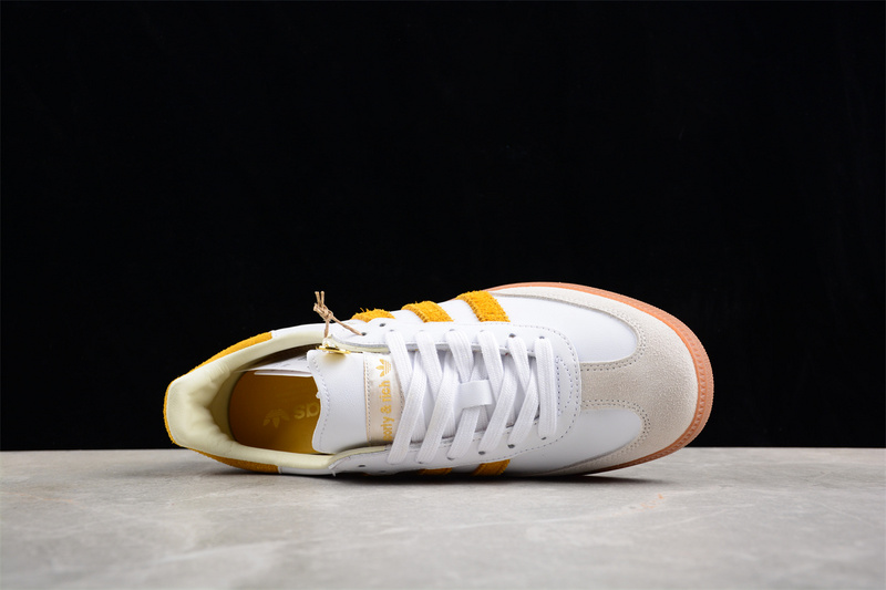 Sporty Rich Originals Samba Og White/Yellow/Brown 9