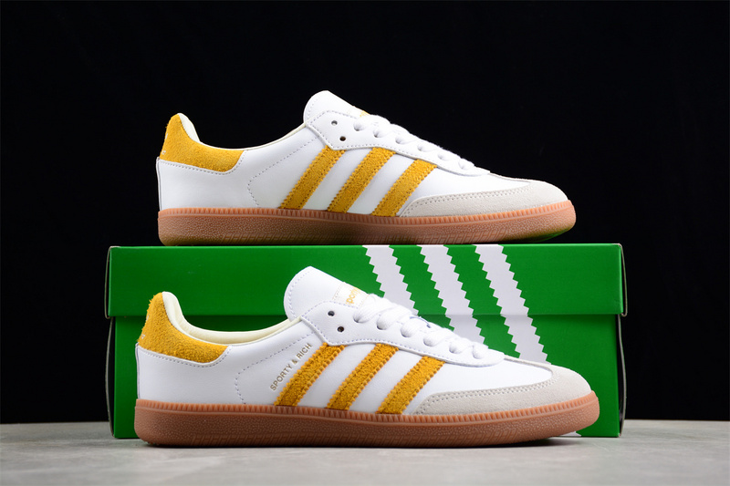 Sporty Rich Originals Samba Og White/Yellow/Brown 29