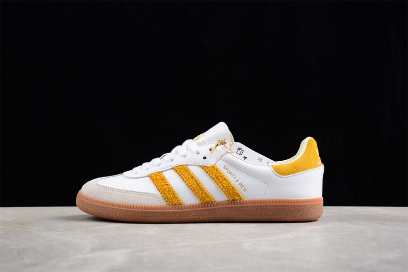 Sporty Rich Originals Samba Og White/Yellow/Brown 31