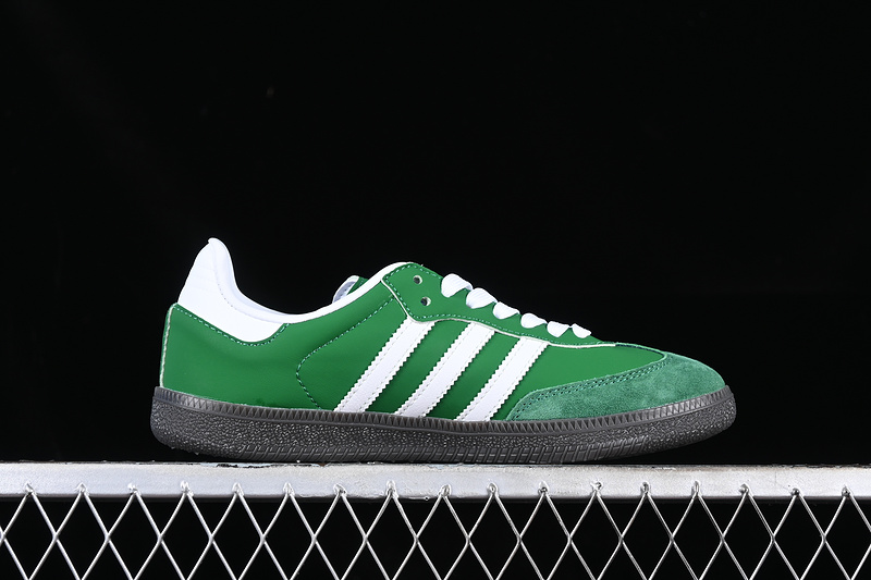 Samba Vegan Og White/Black/Green 5