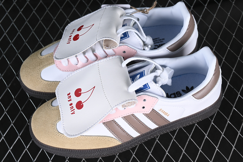 Samba Vegan White/Pink/Brown/Black 19