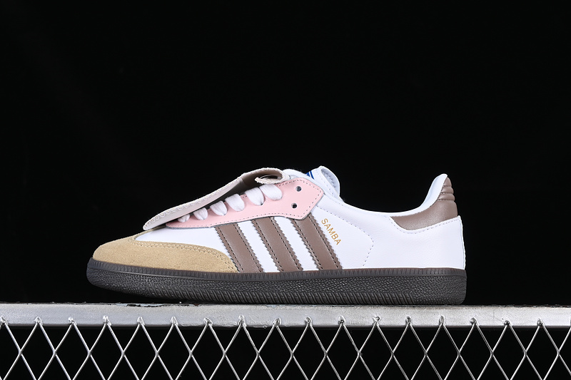 Samba Vegan White/Pink/Brown/Black 29