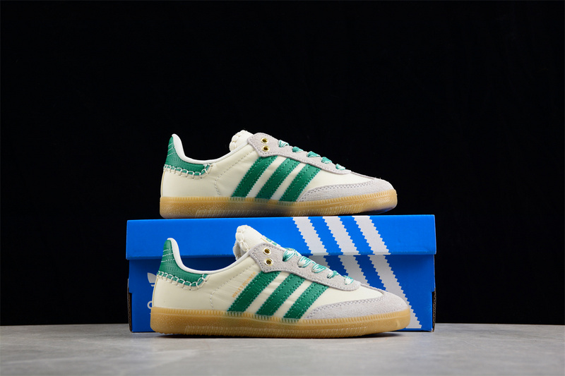 Wales Bonner X Samba Cream White/Bold Green/Easy Yellow 7