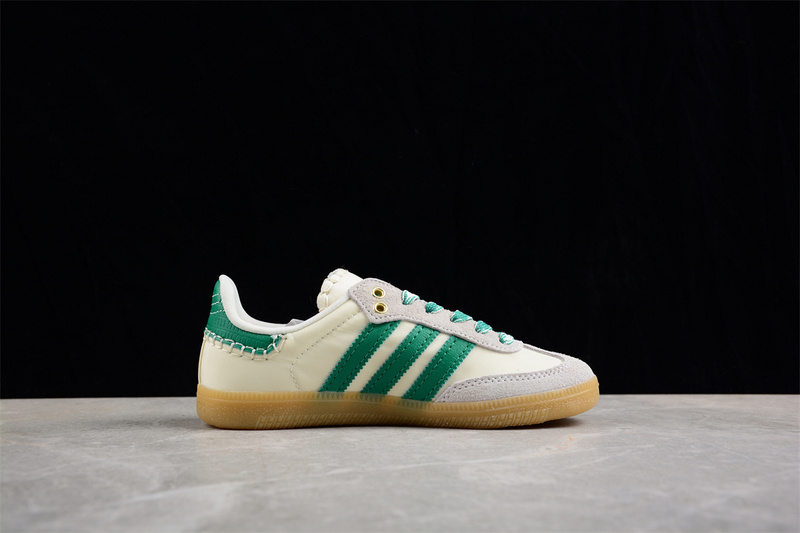 Wales Bonner X Samba Cream White/Bold Green/Easy Yellow 13