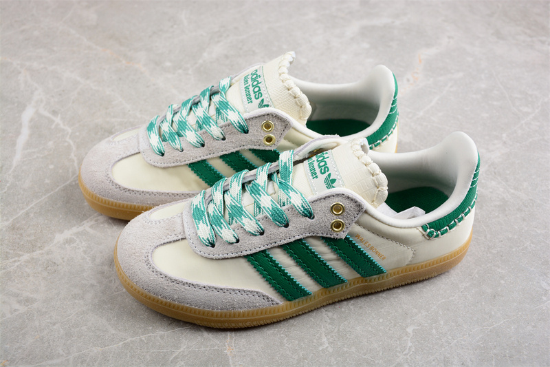 Wales Bonner X Samba Cream White/Bold Green/Easy Yellow 15