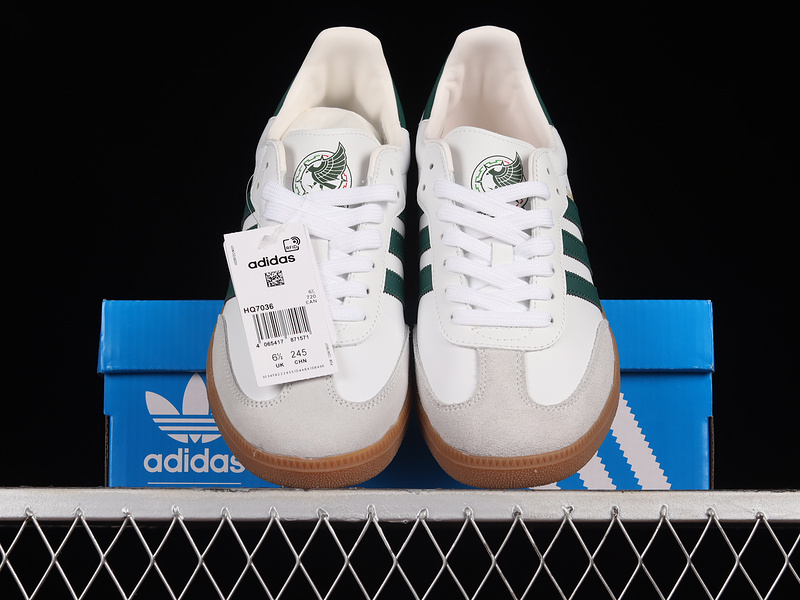 Mexico X Samba Team Shoes Cloud White/Collegiate Green/Gum 11