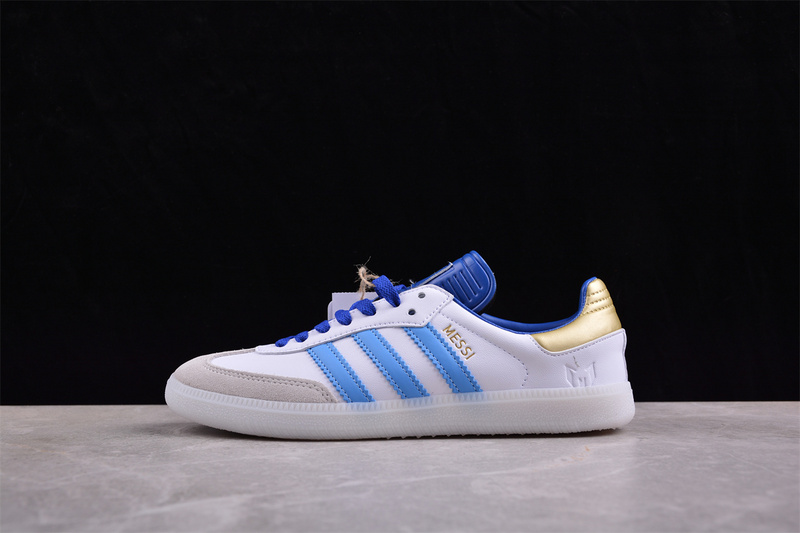 Samba Messl White/Lucid Blue/Blue Burst/Gold 23