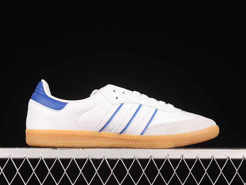 Samba Shoes Cloud White/Lucid Blue/Gum 3