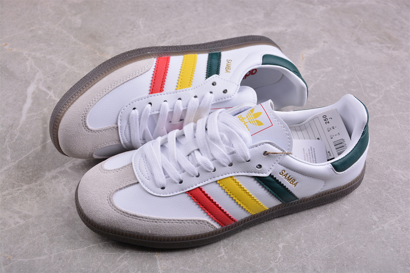 Samba Og Cloud White/Yellow/Collegiate Green 5