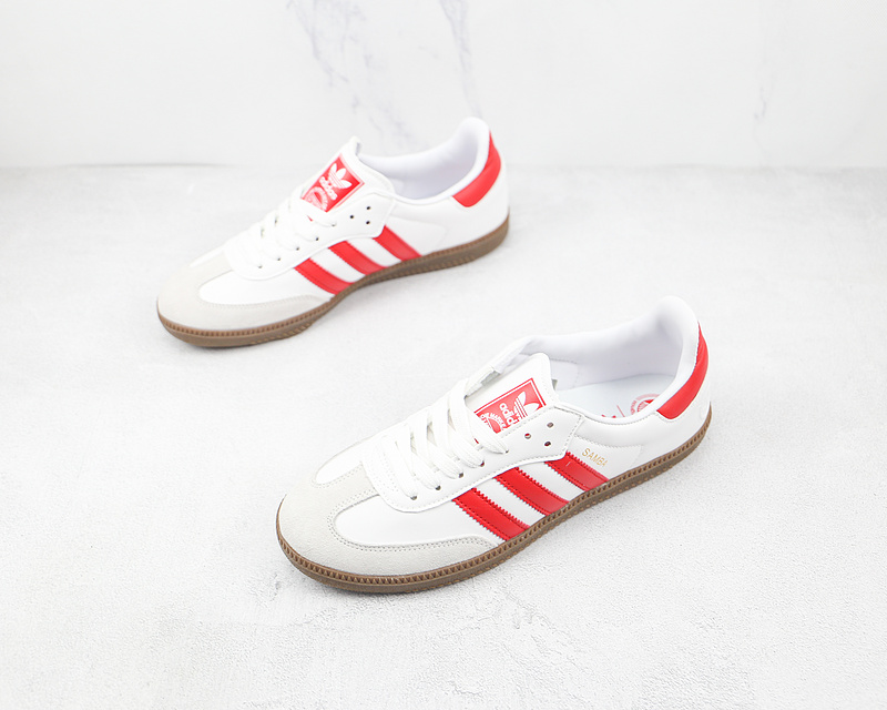 Samba Vegan Og Shoes Footwear White/Scarlet/Gum 11