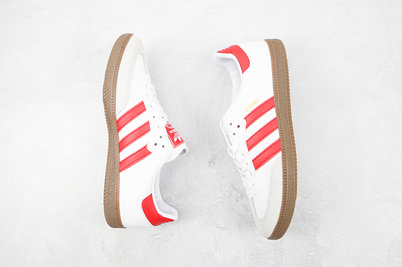 Samba Vegan Og Shoes Footwear White/Scarlet/Gum 17