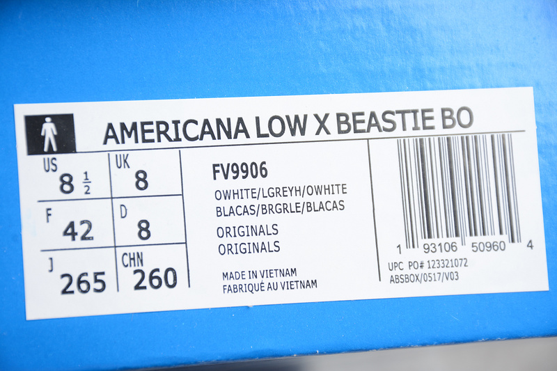 Americana Low Beastie Boys Owhite/Lgreyh/Owhite 9