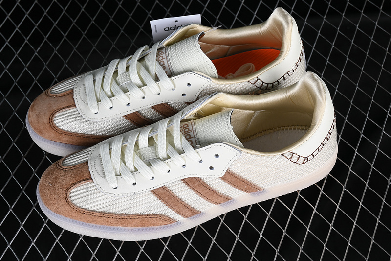 Adidas Wales Bonner X Samba Cream White/Brown/Crea White 19