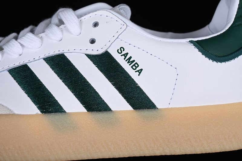 Samba Vegan White/Black/Green 15