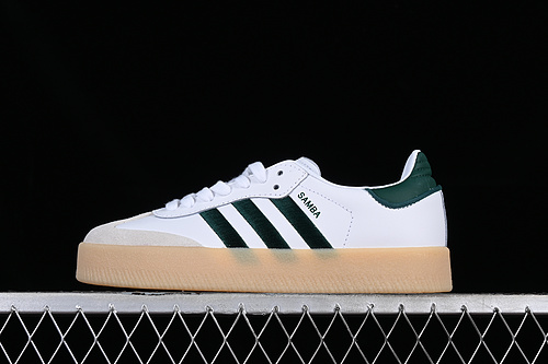 Samba Vegan White/Black/Green 17