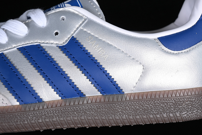 Adidas Samba Vegan White/Brown/Blue/Silver 19