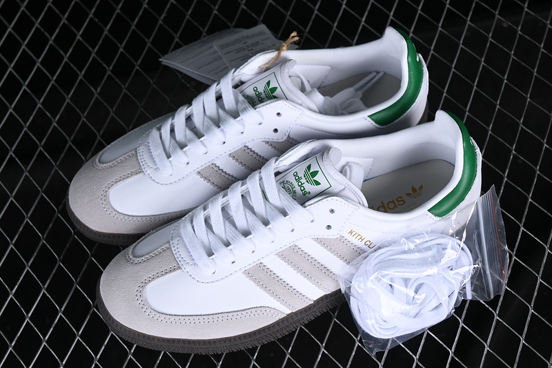 Adidas Kith X Samba Og Classics Program White/Fairway/Gold 7