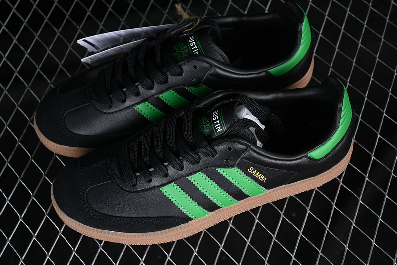 Adidas Samba Team Austin Fc Core Black/Real Green/Gum 27