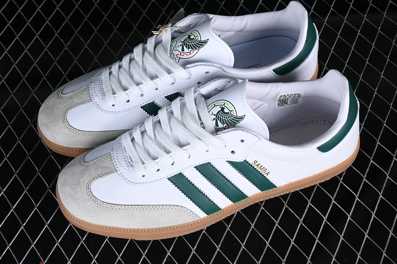 Adidas Mexico X Samba Team Footwear White/College Green/Gum 5