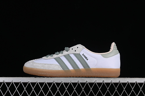 Samba Og W White/Grey/Green 3