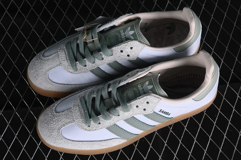 Samba Og W White/Grey/Green 5