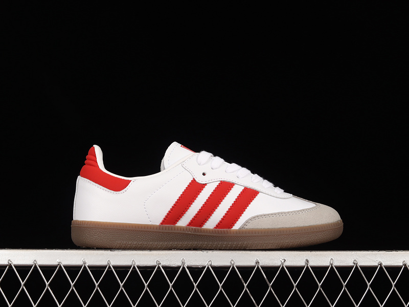 Samba Vegan Og Footwear White/Scarlet/Gum 19