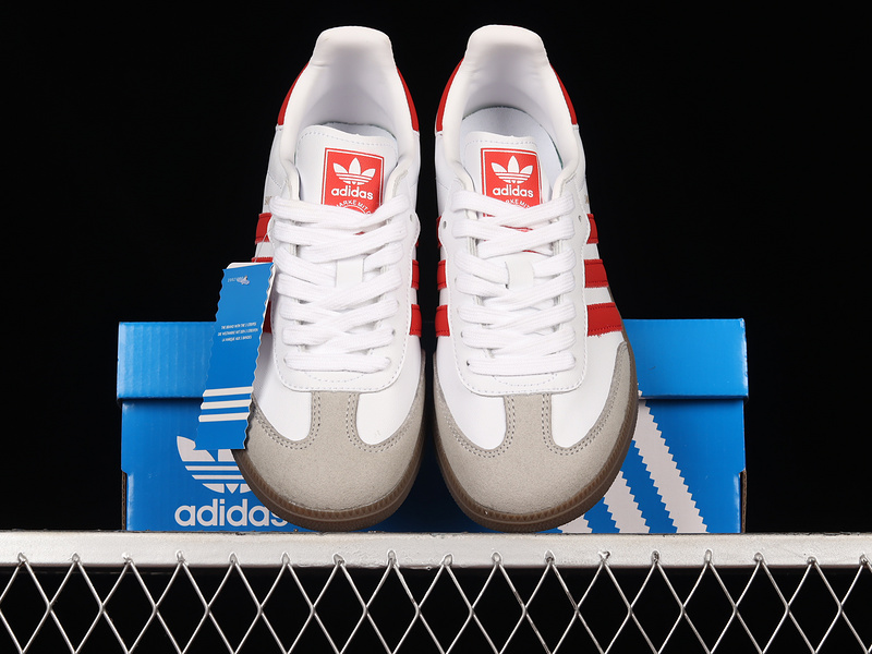 Samba Vegan Og Footwear White/Scarlet/Gum 21