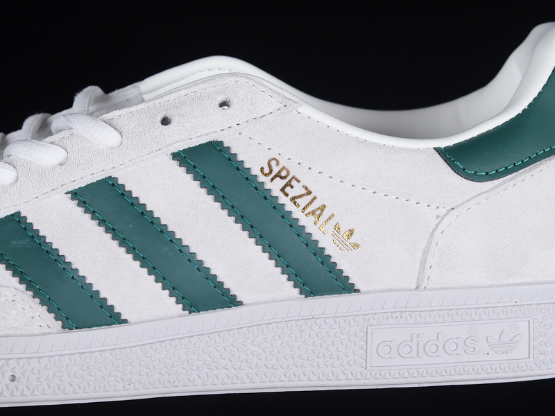 Handball Spezial Shoes Cloud White/Dark Green/Gold 15