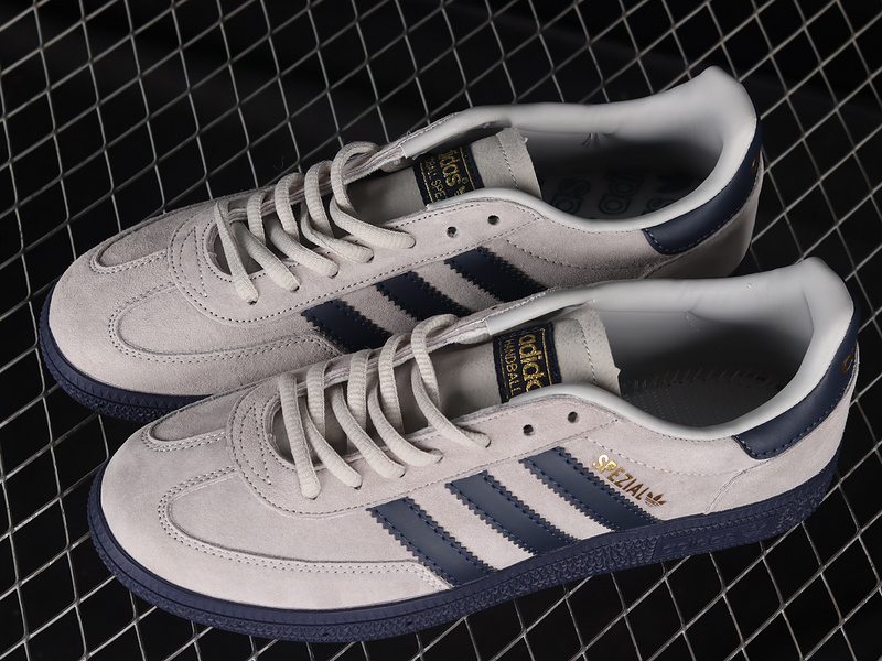 Handball Spezial Shoes Light Grey/Navy Blue/Gold 23