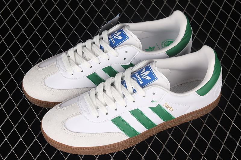 Samba Og Shoes Footwear White/Green/Brown 23